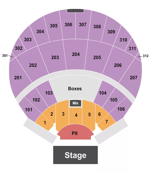 Coca Cola Amphitheater Seating Chart